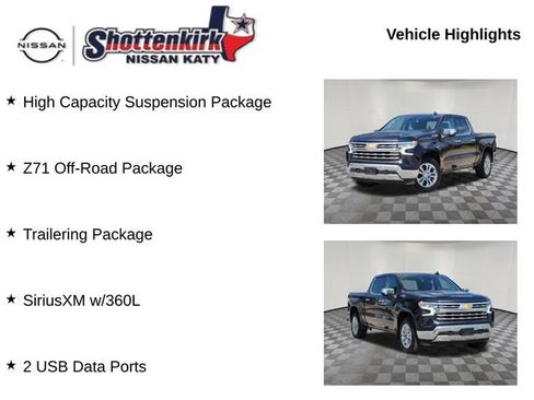 Used 2024 Chevrolet Silverado 1500 LTZ w/ Z71 Off-Road Package AWD/4WD image 12