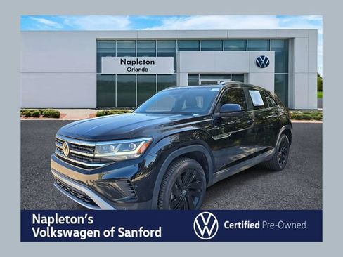 Certified 2022 Volkswagen Atlas Cross Sport SE w/ Panoramic Sunroof Package image 1