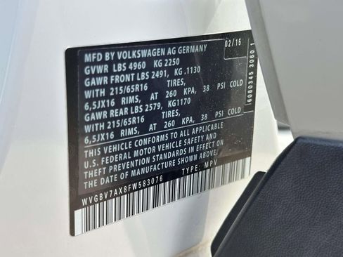 Used 2015 Volkswagen Tiguan S image 25