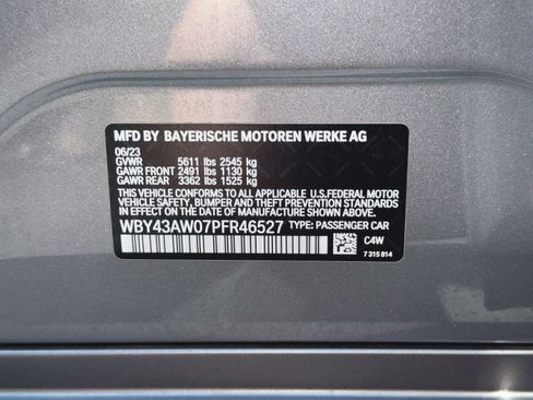 Used 2023 BMW i4 eDrive35 w/ Premium Package RWD image 38