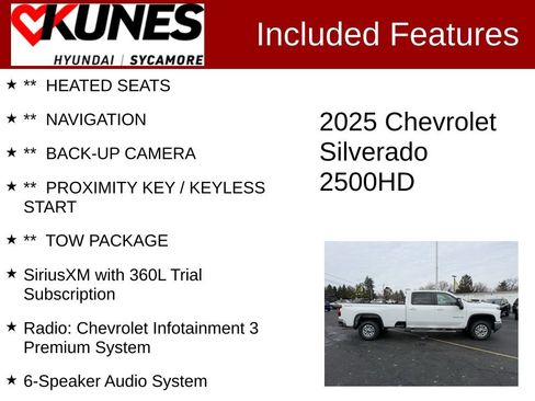 Used 2025 Chevrolet Silverado 2500 LT w/ Convenience Package AWD/4WD image 2