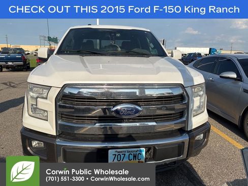 Used 2015 Ford F150 King Ranch w/ Equipment Group 601A Luxury AWD/4WD image 1