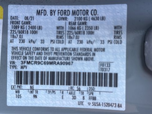 Used 2021 Ford Bronco Sport Outer Banks AWD/4WD image 30