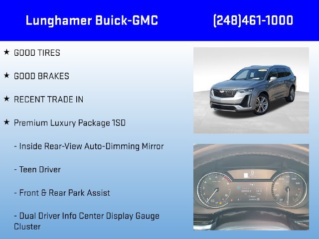 Certified 2024 Cadillac XT6 Premium Luxury w/ LPO, Floor Liner Package AWD/4WD image 6