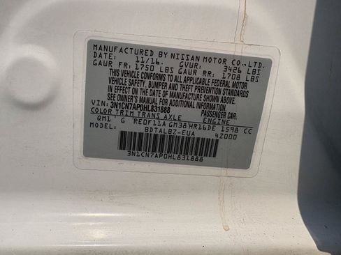 Used 2017 Nissan Versa SV FWD image 22