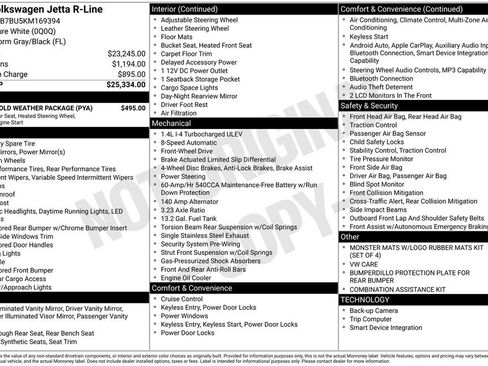 Used 2019 Volkswagen Jetta R-Line w/ R-Line Cold Weather Package FWD image 11