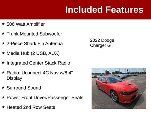 Used 2022 Dodge Charger GT w/ Plus Group AWD/4WD image 4