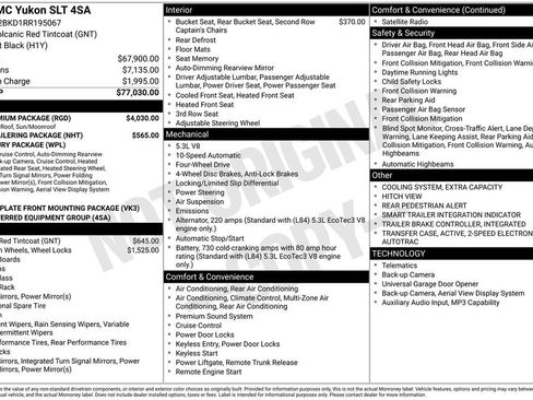 Certified 2024 GMC Yukon SLT w/ SLT Premium Package AWD/4WD image 5