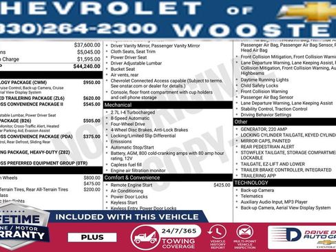 Used 2024 Chevrolet Colorado Trail Boss w/ Technology Package image 37