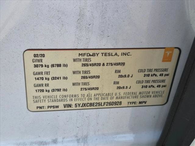 Used 2020 Tesla Model X Long Range AWD/4WD image 18