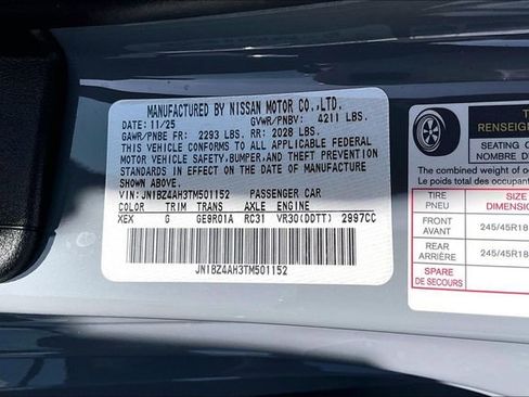 New 2026 Nissan Z Sport image 8