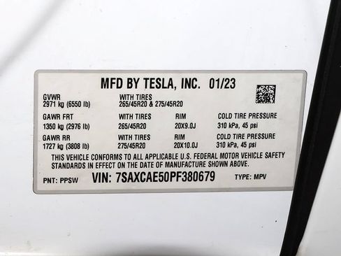 Used 2023 Tesla Model X AWD/4WD image 42