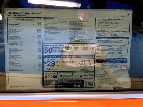 New 2025 BMW X1 xDrive28i w/ Technology Package image 12