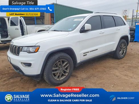 Used 2016 Jeep Grand Cherokee Laredo 75th Anniversary AWD/4WD image 1