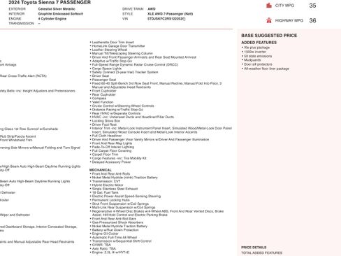 Used 2024 Toyota Sienna XLE w/ XLE Plus Package image 5