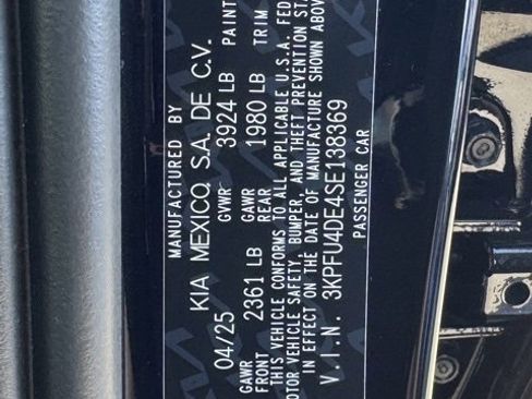 Certified 2025 Kia K4 EX image 13