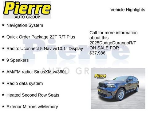 Used 2025 Dodge Durango R/T AWD/4WD image 7