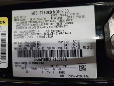 Used 2018 Ford Fusion S image 33