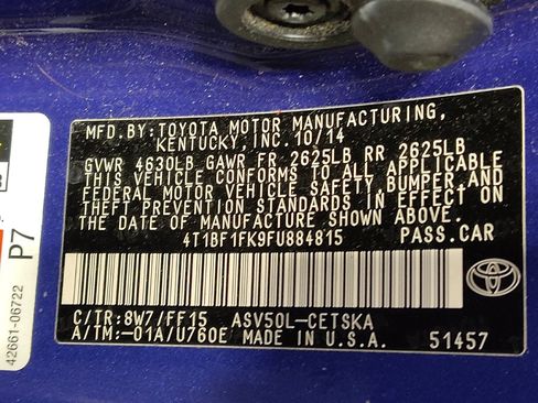 Used 2015 Toyota Camry SE FWD image 33