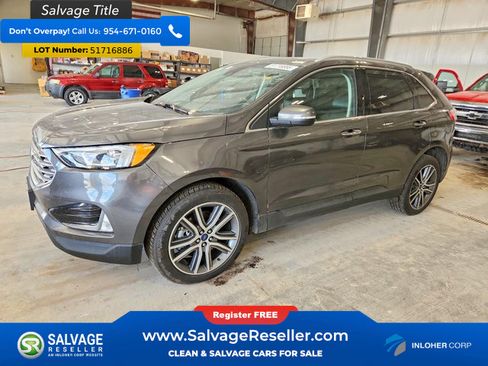 Used 2019 Ford Edge Titanium w/ Cold Weather Package AWD/4WD image 1