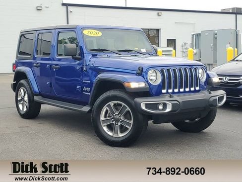 Used 2020 Jeep Wrangler Unlimited Sahara image 1