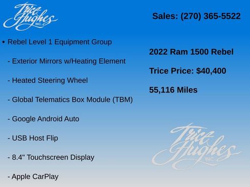 Used 2022 RAM 1500 Rebel w/ Rebel Level 1 Equipment Group AWD/4WD image 20
