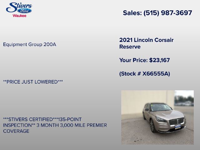 Used 2021 Lincoln Corsair Reserve FWD image 8