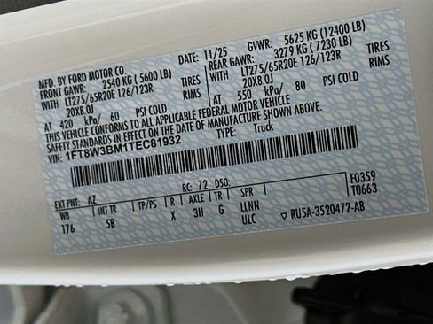 New 2026 Ford F350 Lariat w/ Black Appearance Package image 33