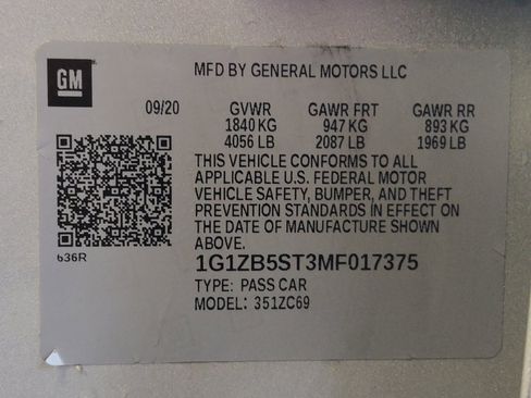 Used 2021 Chevrolet Malibu LS FWD image 33