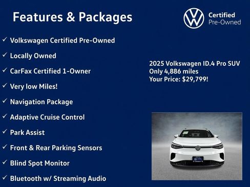 Used 2025 Volkswagen ID.4 Pro RWD image 5