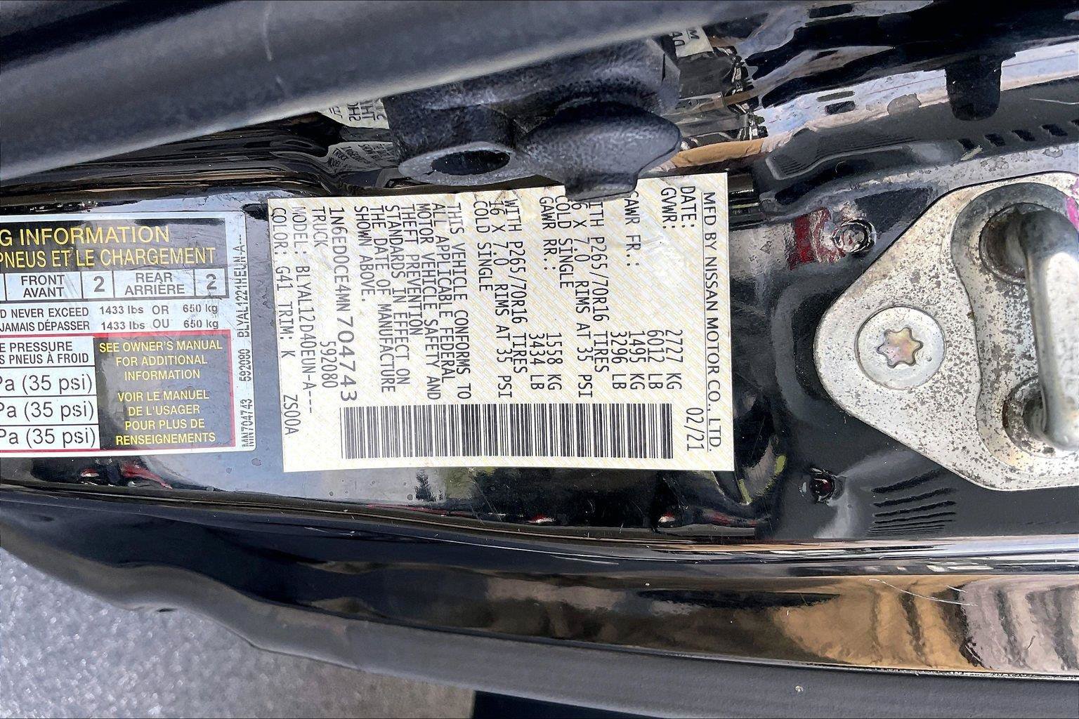 Used 2021 Nissan Frontier S RWD image 33