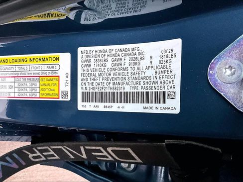 New 2026 Honda Civic LX image 19