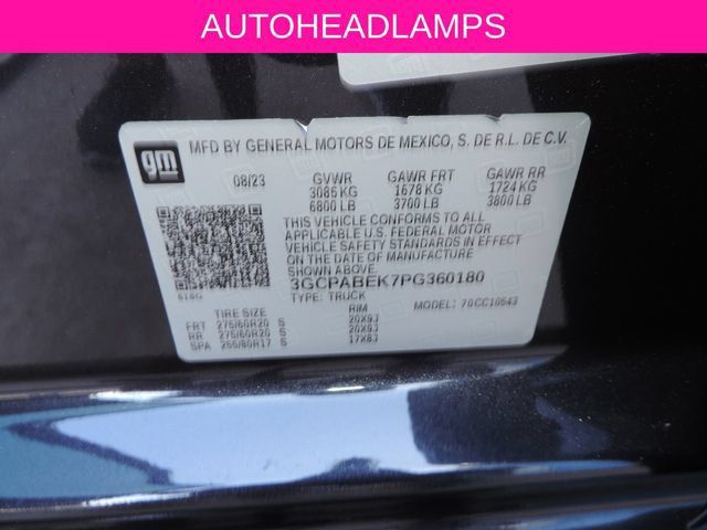 Used 2023 Chevrolet Silverado 1500 Custom w/ LPO, Dark Essentials Package RWD image 12