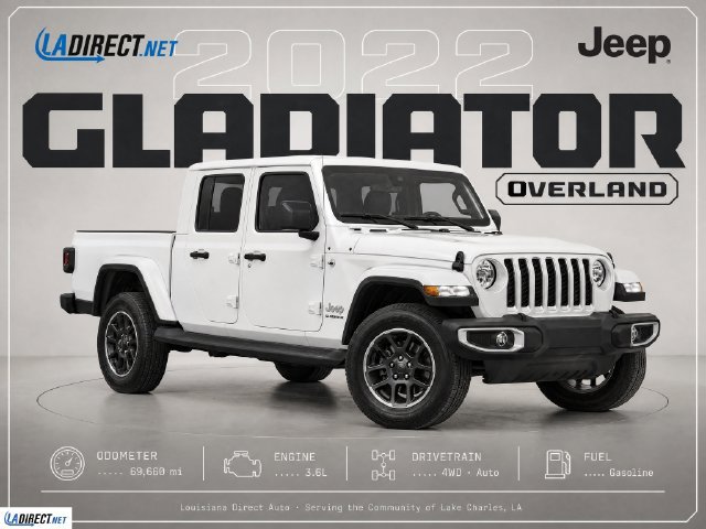 Used 2022 Jeep Gladiator Overland w/ Popular Equipment Package AWD/4WD image 1