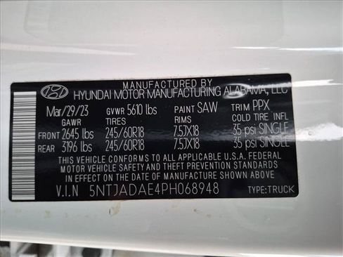 Used 2023 Hyundai Santa Cruz SE AWD/4WD image 23