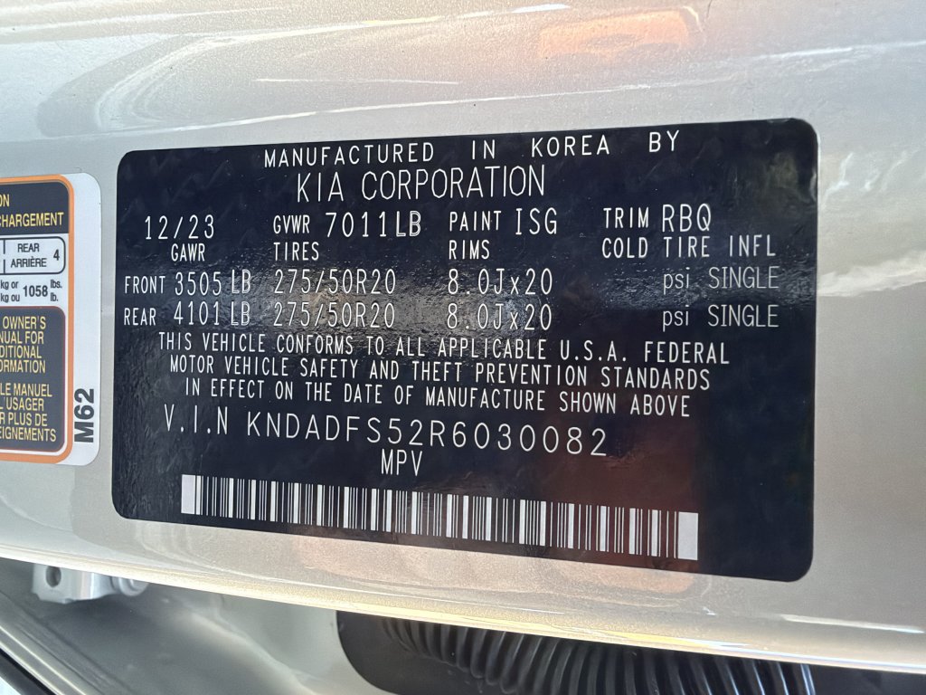Used 2024 Kia EV9 Land AWD/4WD image 52