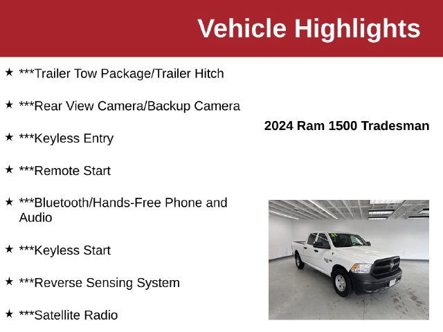 Used 2024 RAM 1500 Tradesman w/ Popular Equipment Group AWD/4WD image 10