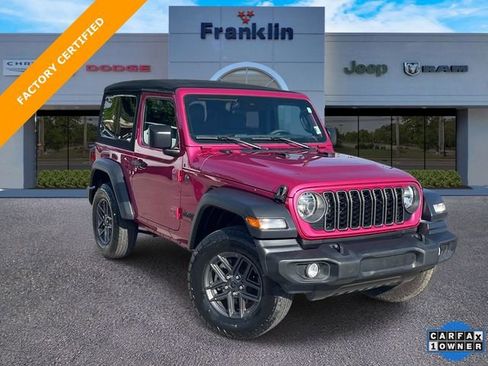 Certified 2024 Jeep Wrangler Sport AWD/4WD image 1