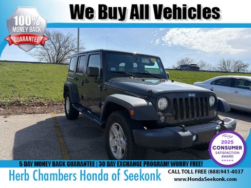 Used 2017 Jeep Wrangler Unlimited Sport w/ Quick Order Package 24S image 1