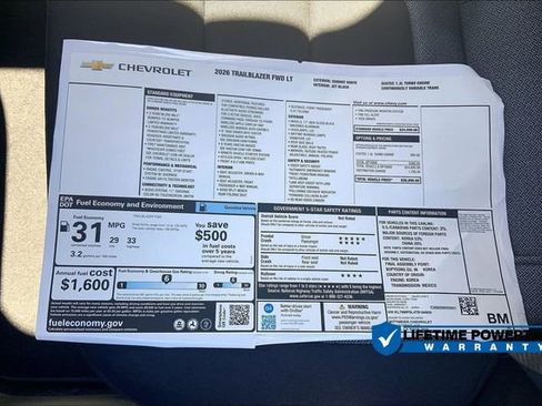New 2026 Chevrolet TrailBlazer LT image 14