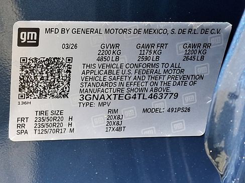 New 2026 Chevrolet Equinox RS AWD/4WD image 10