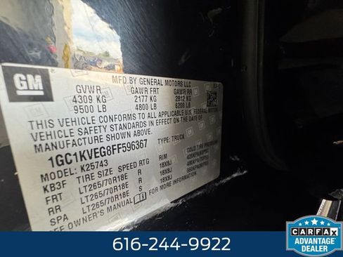 Used 2015 Chevrolet Silverado 2500 LT w/ LT Convenience Package AWD/4WD image 27