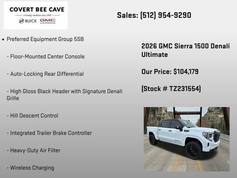 New 2026 GMC Sierra 1500 Denali Ultimate AWD/4WD image 18