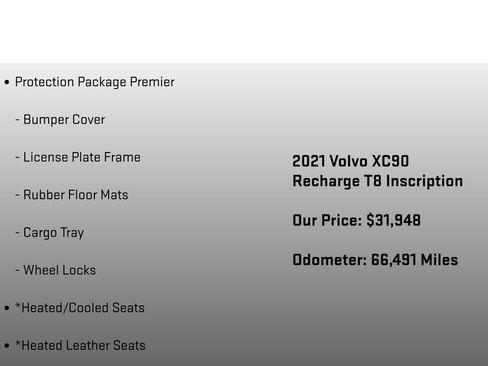 Used 2021 Volvo XC90 T8 Inscription w/ Advanced Package image 12