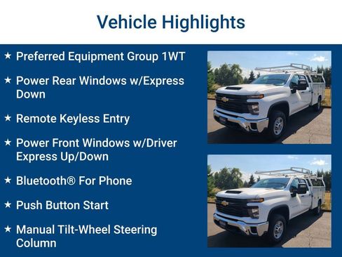 New 2025 Chevrolet Silverado 2500 W/T w/ WT Convenience Package image 3