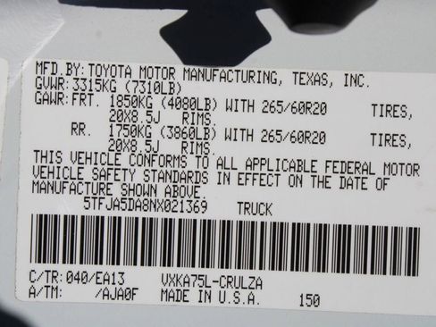 Used 2022 Toyota Tundra Limited w/ TRD Off-Road Package AWD/4WD image 34
