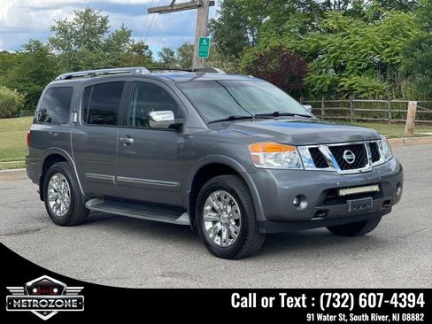 Used 2015 Nissan Armada Platinum w/ 2nd Row Captain Seat Package image 11