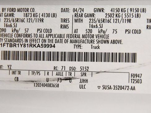 Used 2024 Ford Transit 250 Low Roof w/ Exterior Upgrade Package RWD image 11