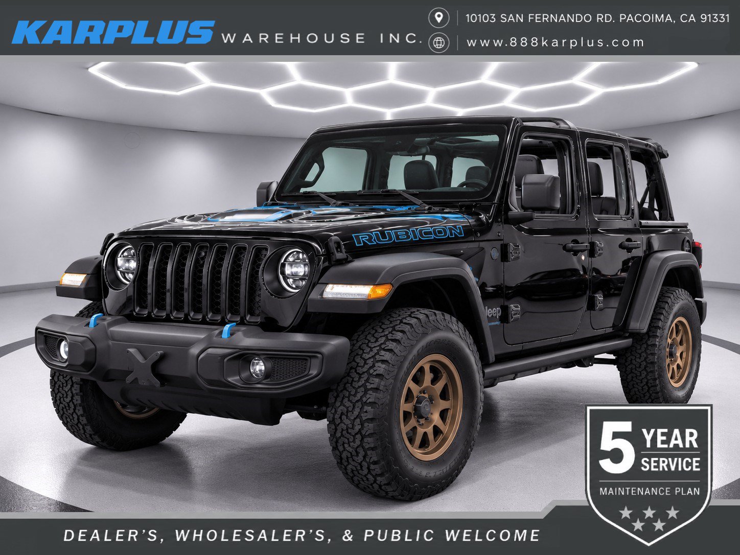 Used 2023 Jeep Wrangler Unlimited Rubicon 4xe AWD/4WD image 1