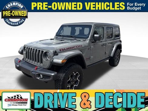 Used 2023 Jeep Wrangler Unlimited Rubicon w/ LED Lighting Group AWD/4WD image 1